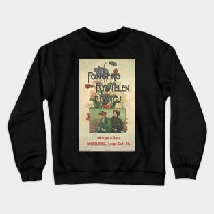 Fongers Rywielen - Vintage Bicycle Poster from 1915 Crewneck Sweatshirt